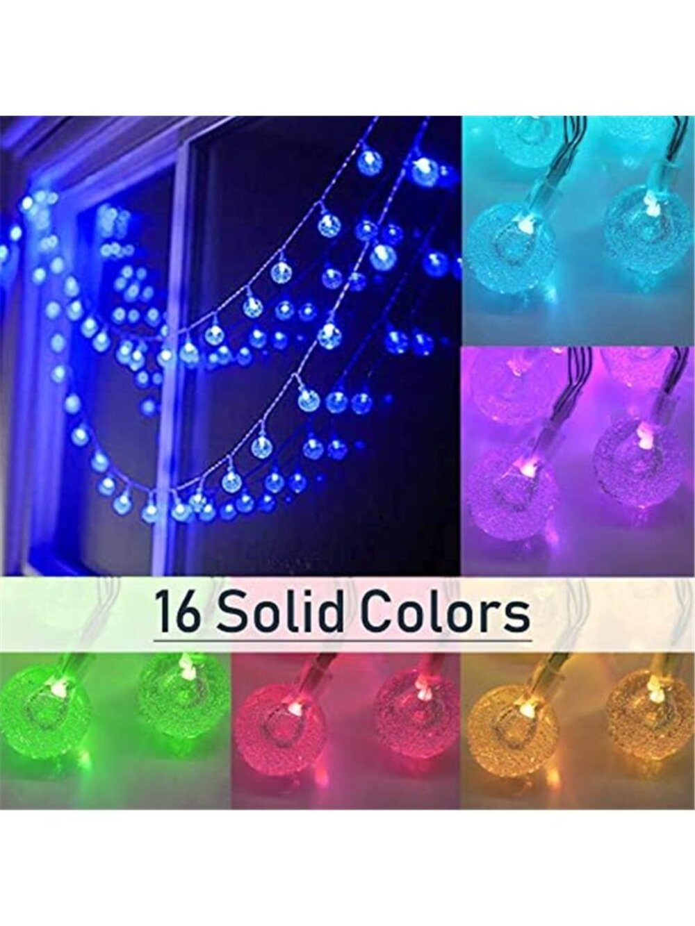 LED String Lights Color Changing USB Remote Timer Waterproof Indoor Outdoor - Picture 2 of 7